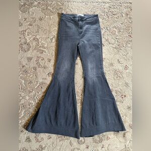 Free People flare wide leg jeans